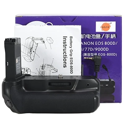 Abbildung von DSTE EOS 800D Vertikaler Batteriegriff Kompatibel für Canon T7i X9i 77D 9000D