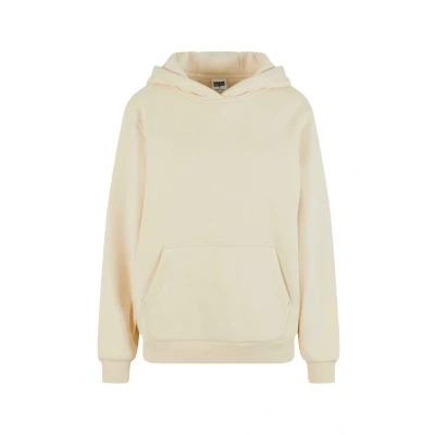 Abbildung von Urban Classics Fluffy Kapuzenpullover, Damen, Größe: 3XL, Whitesand