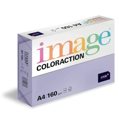 Abbildung von Image Coloraction Tundra farbiges Kopierpapier DIN A4, 210 x 297 mm, 160 g/m² buntes, holzfreies Druckerpapier für Kopierer 250 Blatt Lavendel
