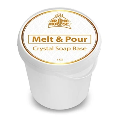 Abbildung von Glycerinseife Seifenbasis Crystal ST 1000g 1kg Melt &amp; Pour Seifenbase Rohseife Transparent nicht parfümiert Kreativ Seife Handgemacht Schönes Geschenk