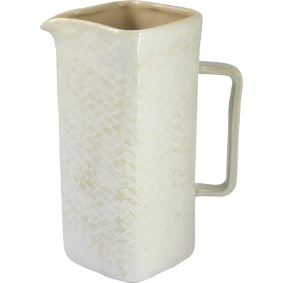 Abbildung von Greengate Woven Krug gewebt off white 1,2l