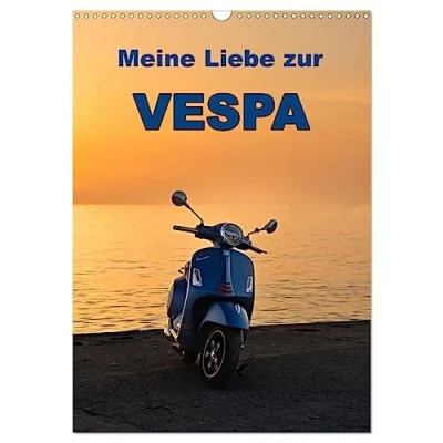 Abbildung von Die Liebe zur Vespa (Wandkalender 2025 DIN A3 hoch), CALVENDO Monatskalender