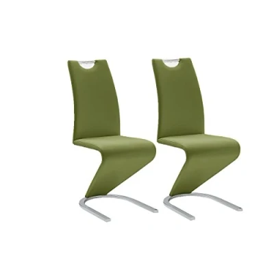 Abbildung von Robas Lund Esszimmerstühle 2er Set Schwingstuhl Olive, Esszimmerstuhl Stuhl Amado, 62.0 x 45.0 102.0 cm
