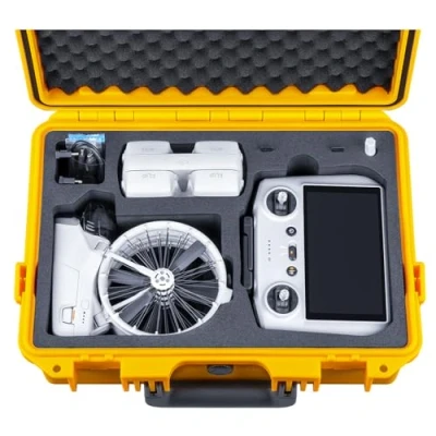 Abbildung von Lykus Titan FP110 Wasserdicht Tasche/Koffer/Case für DJI Flip Drohne und RC 2/RC N3, Unterstützung bis zu 7 Akkus [NUR Koffer]