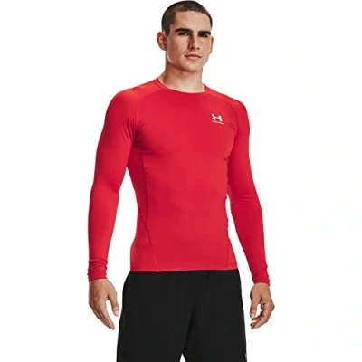 Abbildung von Under Armour UA HG COMP LS HEAT GEAR Unterhemd/shirt, Herren, Größe: XS, Red