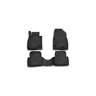 Abbildung von Element Passgenaue Premium Antirutsch Gummi Fußmatten Mazda 3, schwarz