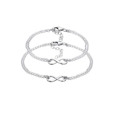 Abbildung von Elli Armband Damen Mutter Kind Set Infinity Symbol aus 925 Sterling Silber