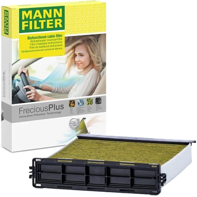 Abbildung von MANN FILTER FP 28 013 Innenraumfilter MERCEDES BENZ: A Klasse Limousine, B Klasse, GLA