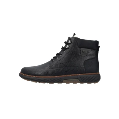 Abbildung von Rieker Herren B3342 Schnürstiefel, Schwarz, 46 EU Weit