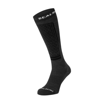 Abbildung von SEALSKINZ Knielange Thermoskisocke Northwold Solo Thermo Skisocken, Schwarz, S
