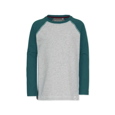 Abbildung von Band of Rascals Raglan Langarmshirt für Kinder, Größe: 140, Racinggreen