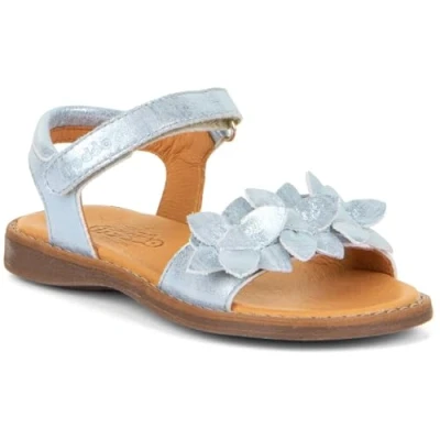 Abbildung von Froddo LORE Flowers Riemensandalette für Kinder, Größe: 33, Ice Schuhe