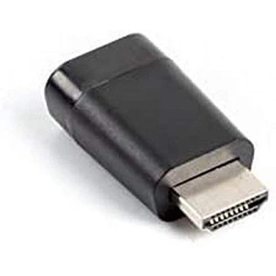 Abbildung von Lanberg AD 0016 BK Adapter HDMI A Stecker (1.4)&quot; auf &quot;Vga (15Pol) Buchse schwarz