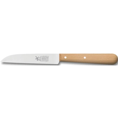 Abbildung von Windmühlenmesser Gemüsemesser, (1 tlg.), 85 mm Griff Buchenholz, gerade Klinge