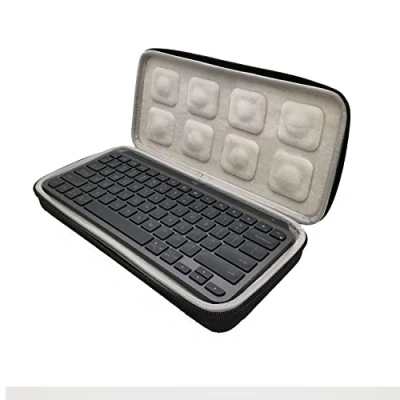 Abbildung von MotuTech Robuste Handtasche, tragbar, für Logitech MX Keys Mini Keyboard, kabellose Tastatur, kratzfest, Kollisionsschutz