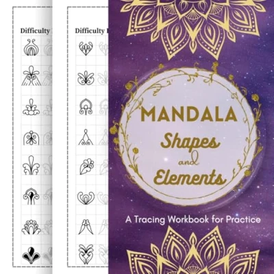 Abbildung von Mandala Shapes and Elements — A Tracing Workbook for Practice: Elegant 200 Beginner Friendly Patterns Drawing Art (Tracing the Artistry)