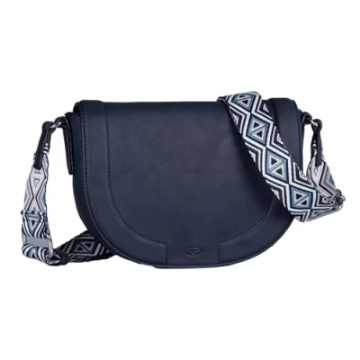 Abbildung von TOM Tailor NANI MIT Gemustertem Webriemen Umhängetasche, Damen, Größe: One Size, Dark blue