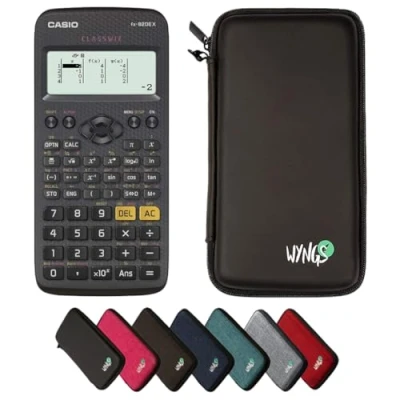 Abbildung von CALCUSO Sparpaket Schwarz mit Taschenrechner Casio FX 82DE X ClassWiz
