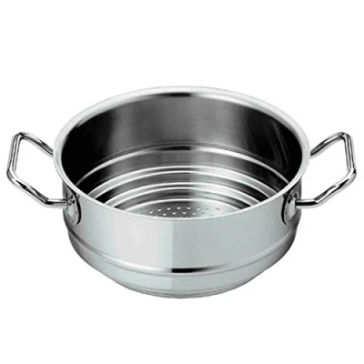 Abbildung von Spring 0415256020 Brigade Premium Dämpfaufsatz, Edelstahl, silber, 13 x 27,6 30 cm, 20 cm