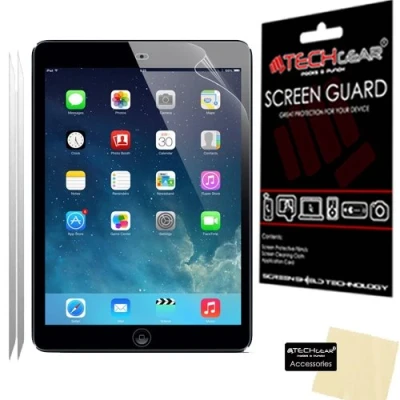 Abbildung von TECHGEAR [2 Stück Matte Displayschutzfolien für iPad Air/Air 2 (iPad 5 &amp; 6) [9,7 zoll] Blendschutz Schutzfolie (9,7), Pro 9.7 zoll, zoll 2018/2017