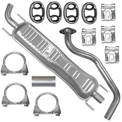 Abbildung von Mitteltopf Auspuff Mittelschalldämpfer für Opel Zafira A 1 I 1.6i 16V 1.8i 2.0i