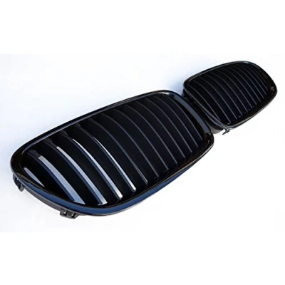 Abbildung von Kühler Sport Front Rippen Grill Schwarz Glanz Eintragungsfrei Set