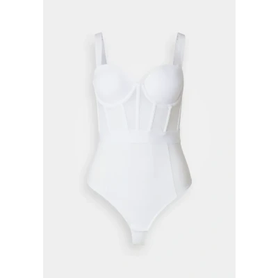 Abbildung von DKNY Intimates Sheers Cupped Strapless Bodysuit Body, Damen, Größe: 80D, White