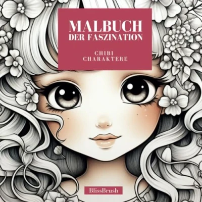 Abbildung von Malbuch der Faszination: Chibi Charaktere Manga Kawaii malen I Malbuch: Cute Coloring für Erwachsene Jugendliche