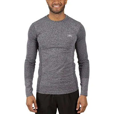 Abbildung von Trespass Timo, Bright Blue Marl, XS, Schnelltrocknendes Antibakterielles Sportoberteil für Herren, X Small, Blau