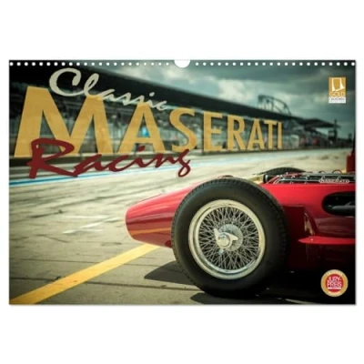 Abbildung von Classic Maserati Racing (Wandkalender 2025 DIN A3 quer), CALVENDO Monatskalender: Die frühen Grand Prix Rennwagen (CALVENDO Mobilitaet)