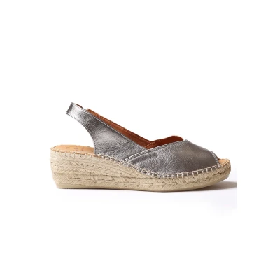 Abbildung von Toni Pons Bernia Peeptoe, Damen, Größe: 42, Steel Schuhe