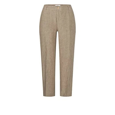 Abbildung von MAC Culotte Damen Leinenhose NORA CROPPED Relaxed Fit verkürzt (1 tlg)