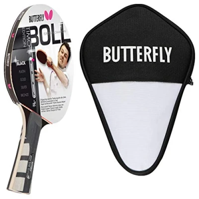 Abbildung von Butterfly 1x Timo Boll Black 85030 Tischtennisschläger + Tischtennishülle Set