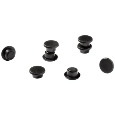 Abbildung von Durable Magnete (32 mm, 720p) 4 Stück schwarz, für Pinnwand, Kühlschrank &amp; Co., 470301