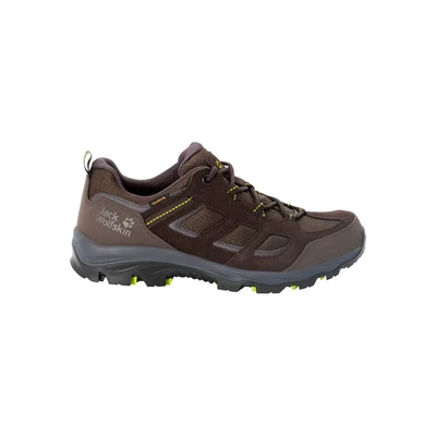 Abbildung von Jack Wolfskin VOJO Sneaker low Dark brown lime, Herren, Größe: 45, lime Schuhe