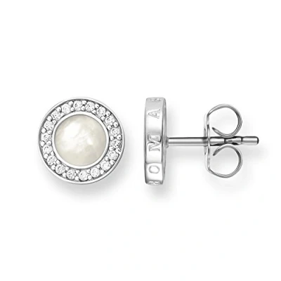 Abbildung von Thomas Sabo Ohrstecker Classic Pavé Weiß 925 Sterling Silber H1861 030 14