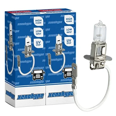 Abbildung von 2x H3 XENOHYPE Classic Halogen LKW Lampe 24V 70 Watt PK22s