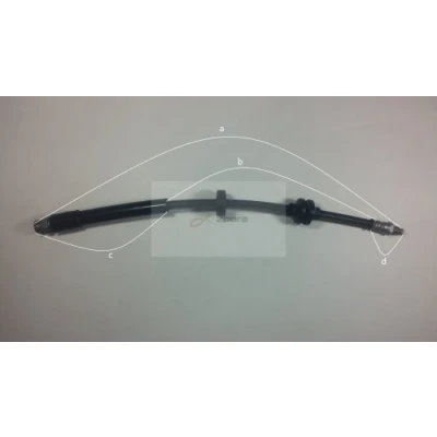 Abbildung von CORTECO 19034341 Bremsschläuche Hinterachse 420 ALFA ROMEO: 159 Sportwagon, Limousine