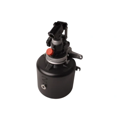 Abbildung von Handpumpe verzinkt 4 Liter Behälter für Kipper Chapel hydraulique Anhängershop