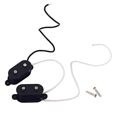 Abbildung von Alnicov 4 saitiger Gitarren Tonabnehmer Bass Alnico V Set im Vintage Stil für Mustang oder Bullet