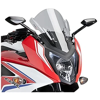 Abbildung von Puig 7003H Kuppel Racing Honda CBR650f 14, Transparent/Rauchgrau