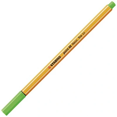Abbildung von Fineliner STABILO point 88 Einzelstift leuchtfarbengrün
