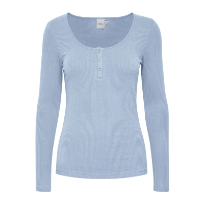 Abbildung von ICHI Ihsuper LS Strickpullover, Damen, Größe: Large, Forever blue