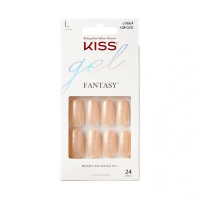 Abbildung von KISS Gel Fantasy Nägel (verschiedene Farbtöne) Farbton: #fdccbeKandiszucker