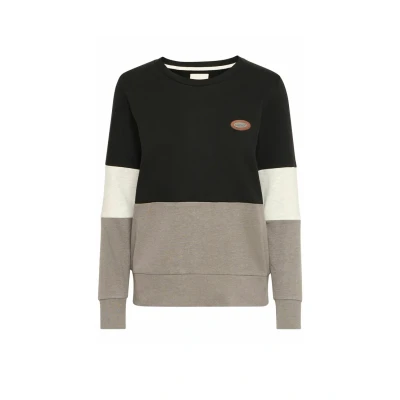 Abbildung von Oxmo Oxtrine Sweatshirt, Damen, Größe: Large, Black