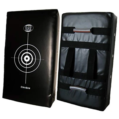 Abbildung von BAY Sports Pratzen Crossbow Schlagpolster 75 cm, Schlagkissen XL Kampfsport Kickboxen MMA Krav Maga Thaiboxen Karate