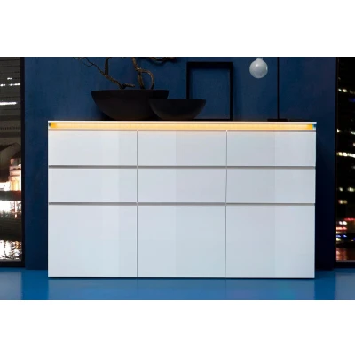 Abbildung von INOSIGN Highboard &quot;Magic, Highboard, Hochschrank, Hochkommode&quot;, mit 3 Türen und 6 Schubkästen, Hochglanz lackiert, Breite 180