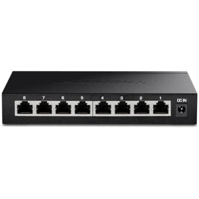 Abbildung von Trendnet TEG S380, Unmanaged, Gigabit Ethernet (10/100/1000), Vollduplex, Wandmontage