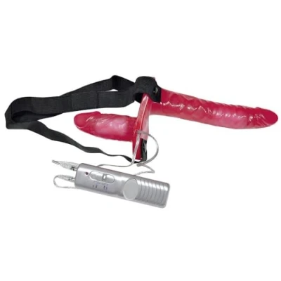 Abbildung von Umschnallvibrator „Strap on Duo“ mit 2 Vibratoren
