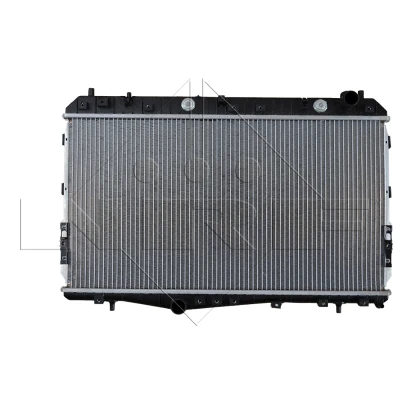 Abbildung von NRF 53732 Kühler, Motorkühlung Aluminium 698 370 16 mit Anbauteilen Kühlrippen gelötet CHEVROLET: Lacetti Limousine, Nubira Kombi